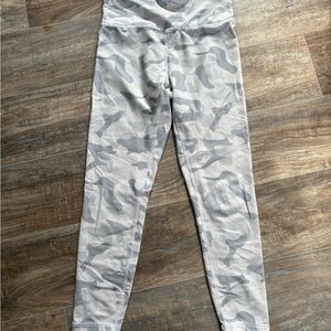 Gray Camouflage Leggings